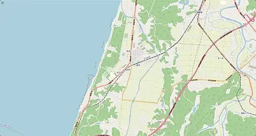 Nishime Station is located in Nishime, Akita