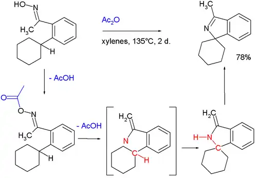 Synthesis of cyclic and spiro-fused imines
