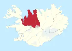 The Norðurland vestra area
