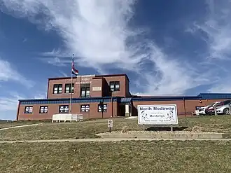North Nodaway High School in the city of Hopkins