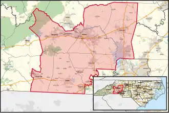 District boundaries from 2023 to 2025
