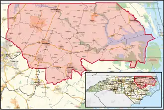 District boundaries from 2023 to 2025