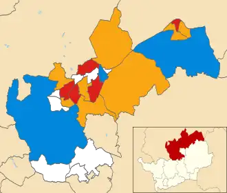 2023 results map