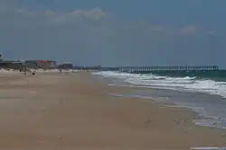 North Topsail Beach coastline