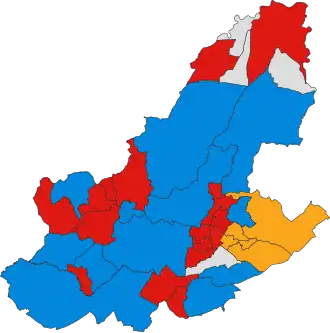 2023 results map