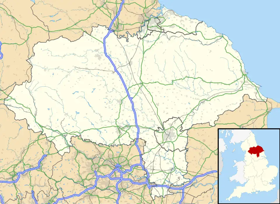 Sutton-on-the-Forest is located in North Yorkshire