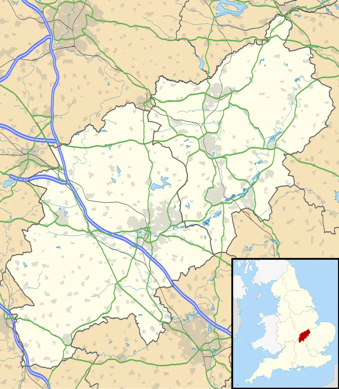 Haselbech is located in Northamptonshire