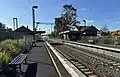 Northbound view from Northcote platform 2 facing towards platform 1