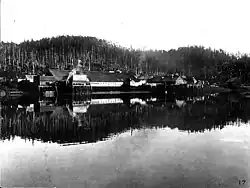 Northwestern Fisheries Co cannery on Hunter Bay, September 1910
