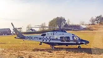 The police helicopters are also used in search and rescue missions, particularly around the Greater Oslo Region