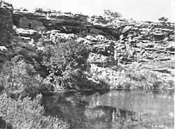 Northern Arizona, Montezuma's Well, photo by Earl K. Foreman (1924)