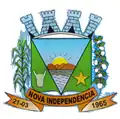 Coat of arms of Nova Independência