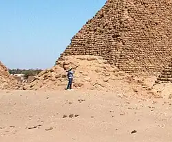 Nuri pyramid Nu XVII of King Baskakeren (ruins in the center)
