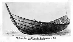 Nydam ship, archeological