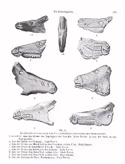 The animal sculpture or possible antler.