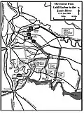 Map 11: Movement from Cold Harbor to the James River: 12–14 June 1864.