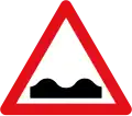 Uneven road