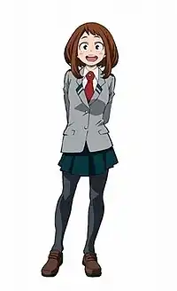 Ochaco Uraraka in the anime