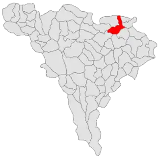 Location in Alba County
