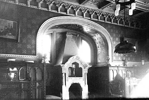 Interior of the Aurel Mincu House, Bucharest, by Arghir Culina, 1910[75]