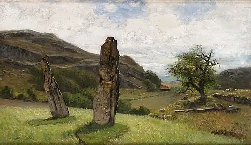 Menhirs in Bohuslän