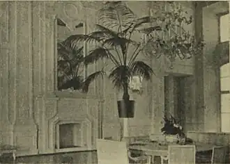 The large salon within the palace