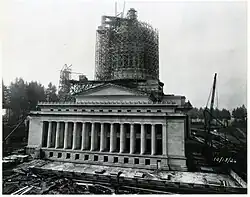 Construction of the Legislative Building (including dome), 1926.