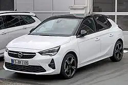 First generation Opel Corsa, sold in the United Kingdom as a Vauxhall Nova.