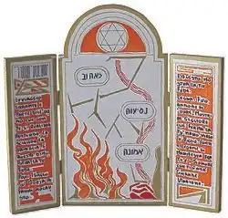 Jewish Golden Books by Filippo Biagioli, dedicated to Mount Moriah and Abraham