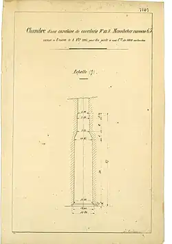 French copy of an original chamber drawing