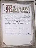 Death record