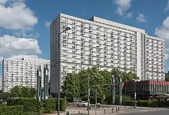Za Żelazną Bramą housing estate in Warsaw (by Jerzy Czyż, Jan Furman, Andrzej Skopiński, Jerzy Józefowicz, Marek Bieniewski and Stanisław Furman, 1965–72)