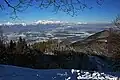 The Kamnik–Savinja Alps seen from Osolnik