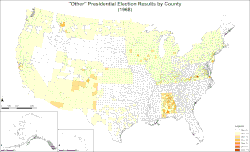 "Other" presidential election results by county