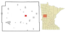 Location of Ottertail, Minnesota