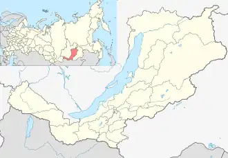 Zaigrayevo is located in Republic of Buryatia