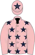 Pink, Dark Blue stars, Pink sleeves, Pink cap, Dark Blue star