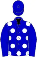 Blue, white spots on body