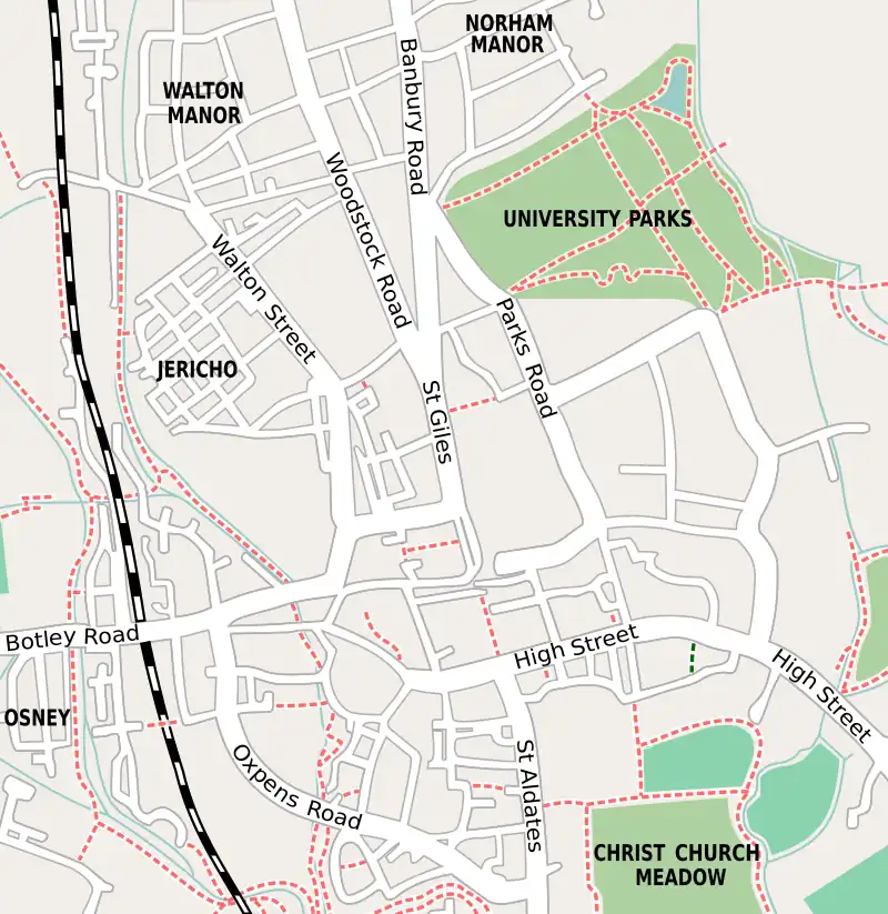 University of Oxford is located in Oxford city centre