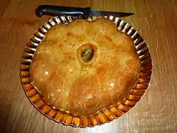 Pâté aux prunes (Plum tart), France