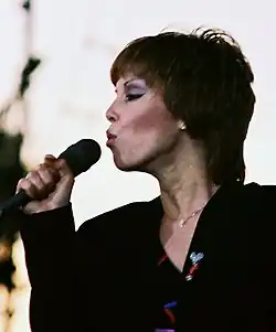 Benatar performing in 1981