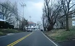 Along northbound PA 113