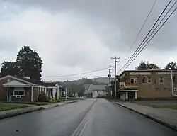 Southbound PA 53 in Madera