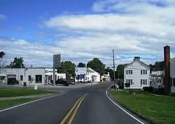 Northbound PA 829 in Cassville