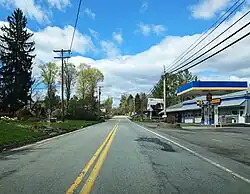 PA 92 northbound in Jackson