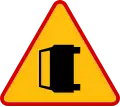 Traffic accident - Polish road sign