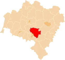 Location within the voivodeship