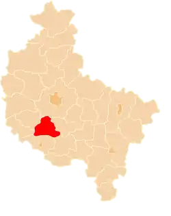 Location within the voivodeship