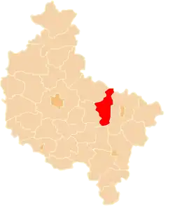 Location within the voivodeship