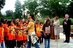 PS22 Chorus in 2009, performing at the United States Capitol
